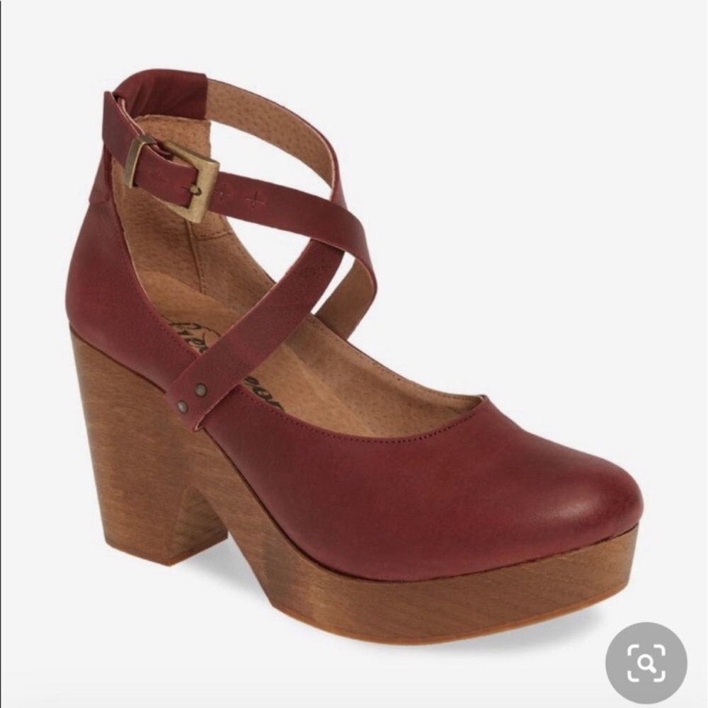 Free People Leather Buena Vista Clog